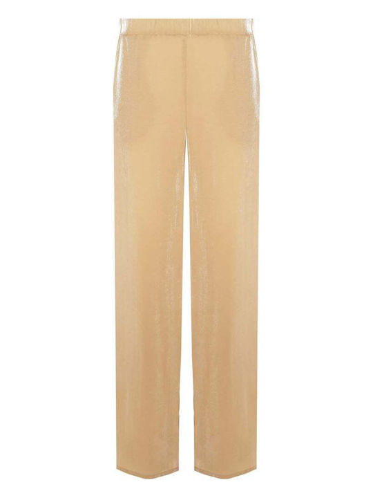 Damen Stoff Hose Beige