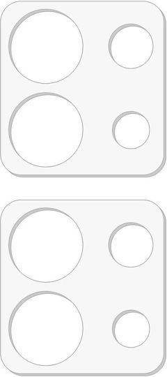 Camera Protection Tempered Glass Transparent for the Xiaomi Redmi Note 13