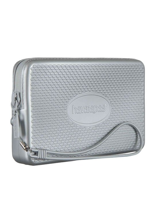 Toiletry Bag in Silver color 17cm