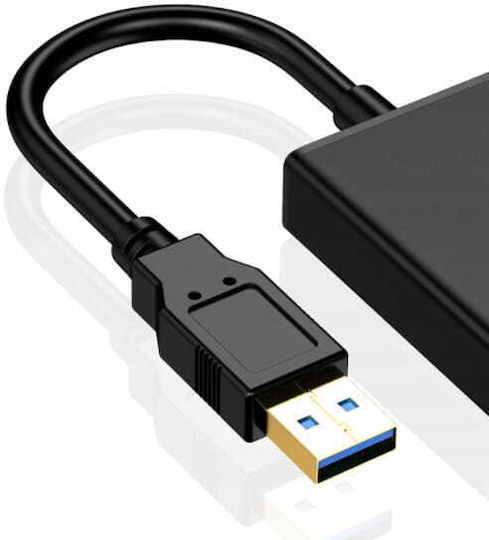 Zenwire Μετατροπέας USB-A male σε HDMI female 1τμχ 1027302969