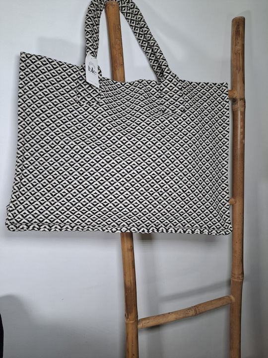 Ble Resort Collection Fabric Beach Bag Gray