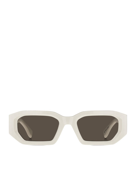 Tommy Hilfiger Women's Sunglasses with White Plastic Frame and Gray Lens TJ0099/S VK6/IR
