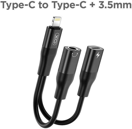 XO Converter Lightning male to 3.5mm / USB-C female 1pcs (HW-10010101)