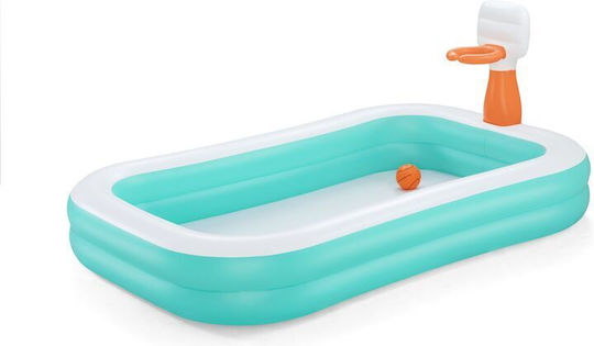 Bestway Piscină PVC 0.636lt Gonflabilă 251x168x102cm Turcoaz