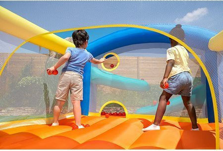 Bestway Saltea Gonflabilă H2OGO Leap & Play Cu Tobogan Gonflabil Și Tobogan Pentru Vârstă 3+ Ani
