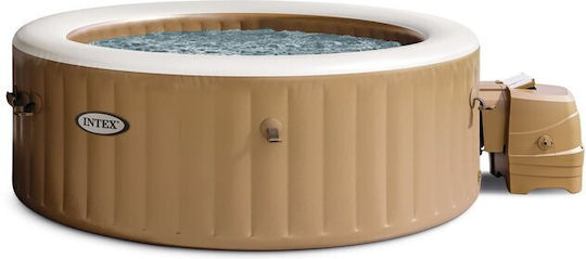 Intex Bubble Massage Στρογγυλή Πισίνα Φουσκωτή με Υδρομασάζ