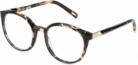 Police Metal Prescription Eyeglass Frame Black VK543 0SA1
