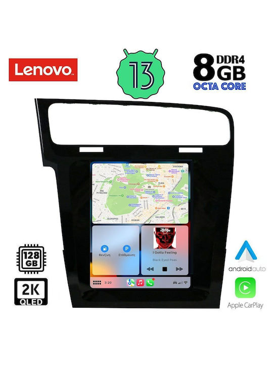 Lenovo Car Audio System 2DIN (Bluetooth/USB/AUX/WiFi/GPS/Apple-Carplay/Android-Auto) with Touch Screen 9.7"