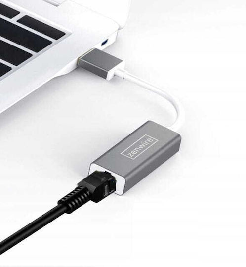 Zenwire Αντάπτορας Δικτύου USB με Ενσύρματη Σύνδεση Gigabit Ethernet