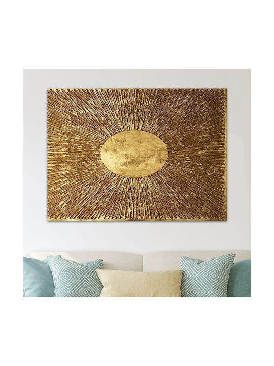 Megapap Golden Sun Painting on Canvas 100x70cm