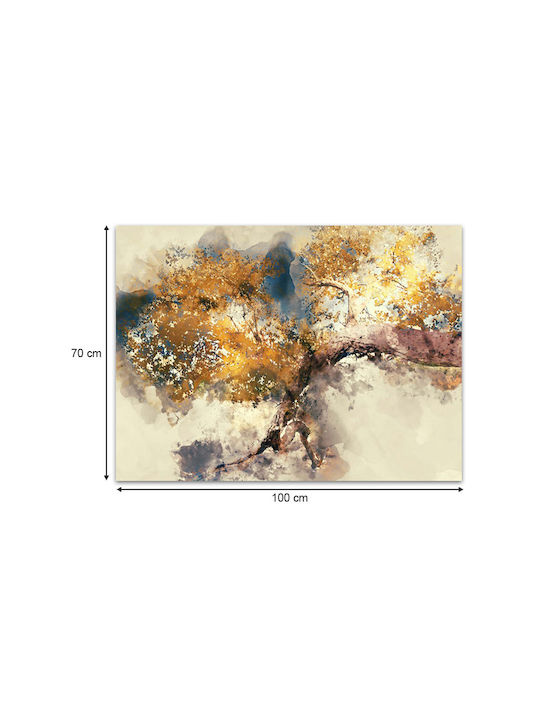 Megapap Abstract Tree Πίνακας σε Καμβά 100x70cm