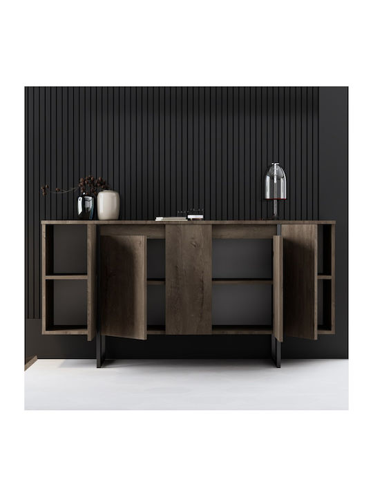 Μπουφές Luxe Walnut 160x35x80cm