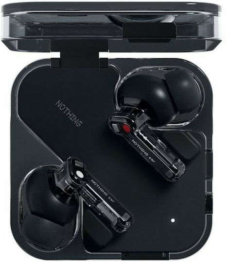 Nothing Ear In-ear Bluetooth Handsfree Earphones with Sweat Resistance and Charging Case Black