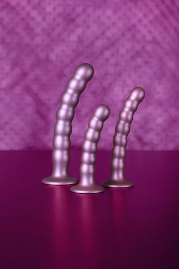 Boss Of Toys Dildo με Όρχεις και Βεντούζα Ροζ 17cm