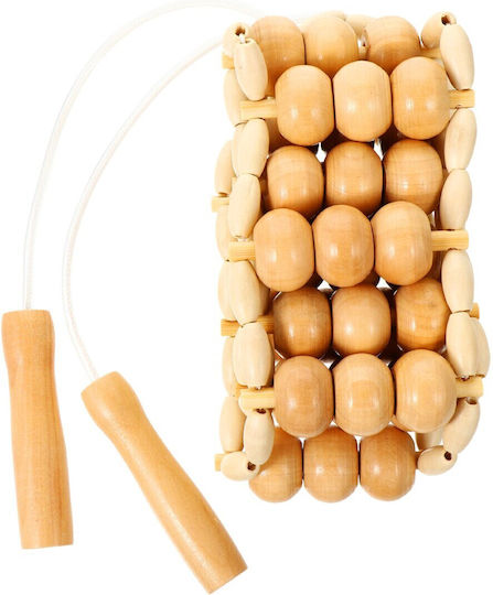 Ancient Wisdom Wooden Tool Massage for the Neck, the Back & the Body Beige