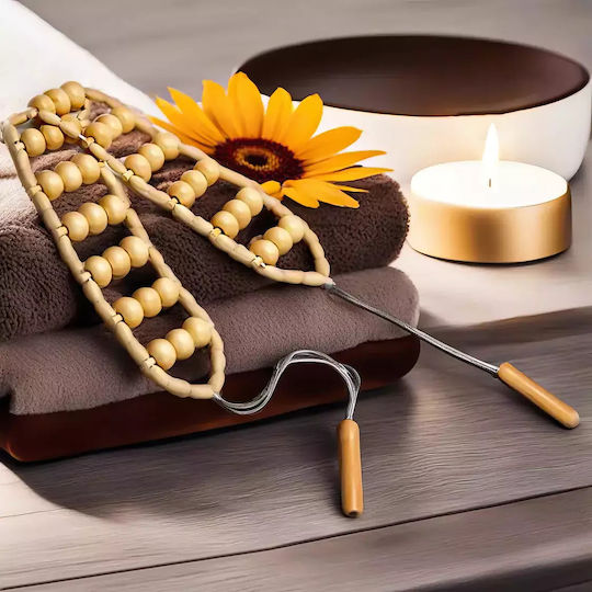 Ancient Wisdom Wooden Tool Massage for the Neck, the Back & the Body Beige