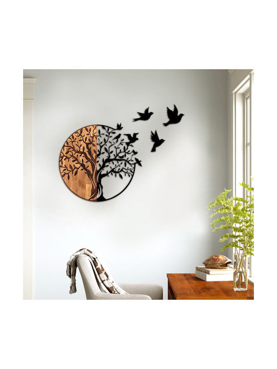 Megapap Hanging Decorative made of Wooden 92x3x71cm 1pcs