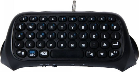Keyboard Media Remote for PS4 in Black color