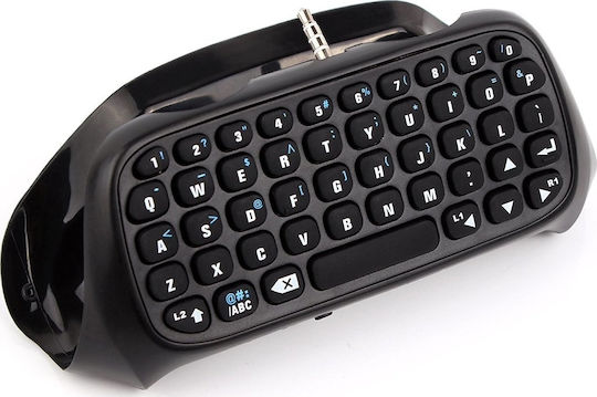 Keyboard Media Remote for PS4 in Black color