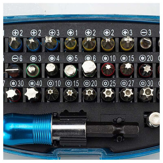 Bormann Pro Set 32 Schraubendreher-Bits Kreuz / Torx / Stern BHT1320