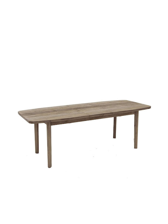Βanila Masă Sala de mese Masa extensibilă din Lemn Masiv Magazin online 180(+80)x90x76buc