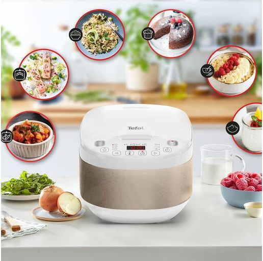 Tefal Simply Cook Plus Multifunktionskocher 750W mit Kapazität 10Es Goldener