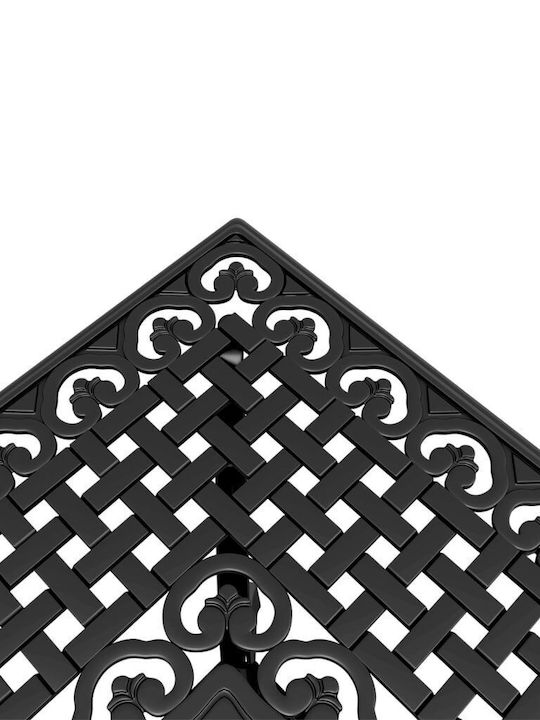 Garden & Outdoor Furniture Sets Living Room Set Pieces Small Balcony Black with Umbrella Holder