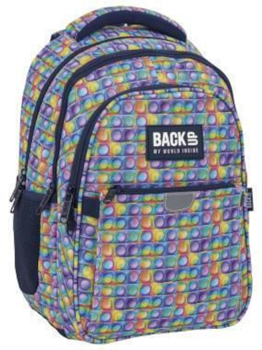BackUP Ghiozdan De Spate Negru 30 x 20 x 42 cm