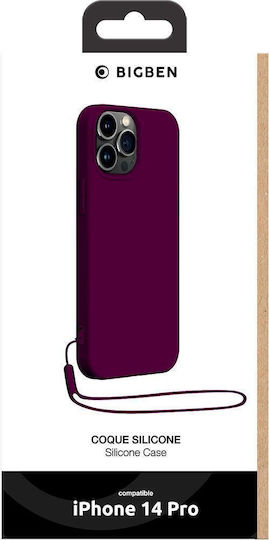 Bigben Interactive Back Cover Σιλικόνης Μωβ (iPhone 14 Pro)