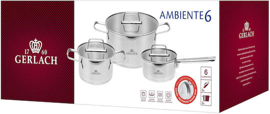 Gerlach Ambiente Töpfe Set 3 Stück