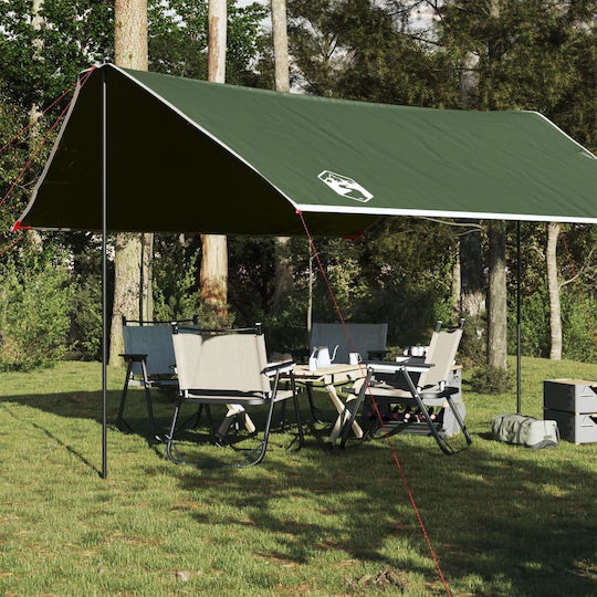 vidaXL Δάπεδο για Σκηνή Camping Πράσινο 430x380εκ.