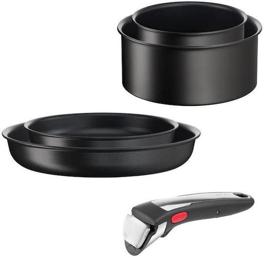 Tefal Ingenio Unlimited Комплект Съдове За Готвене От Алуминий С Незалепващо Покритие 5 Части