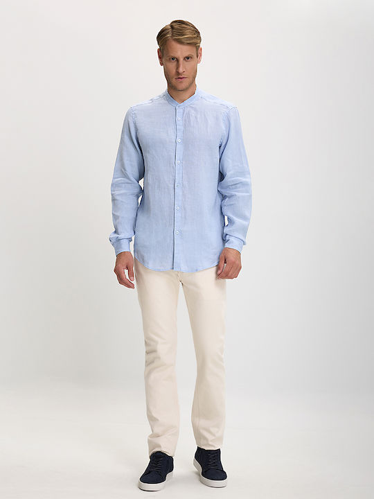 Vardas Men's Shirt Long Sleeve Linen Thalassie