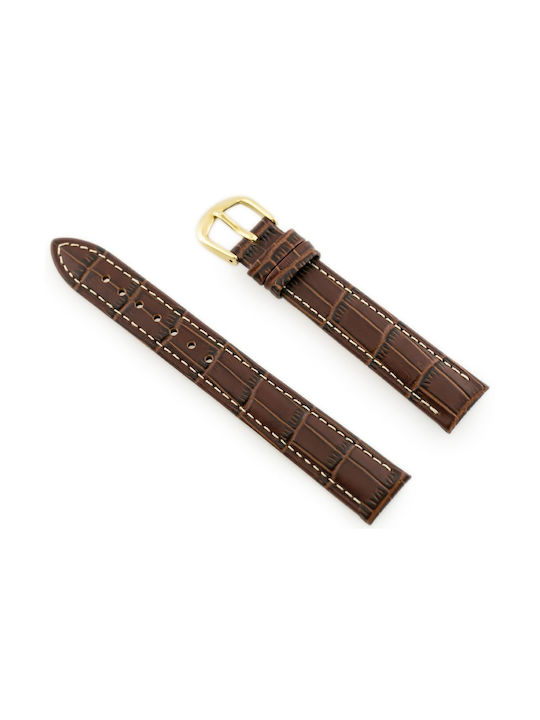 Bisset Leather Strap Brown 16mm