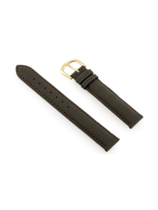 Bisset Leather Strap Beige 16mm