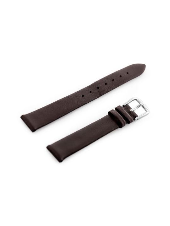 Pacific Leather Strap Brown 14mm