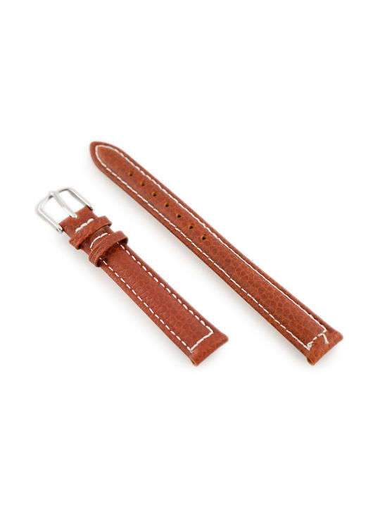 Pacific Leather Strap Brown 12mm