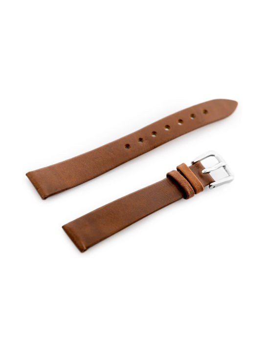 Pacific Leather Strap Brown 16mm