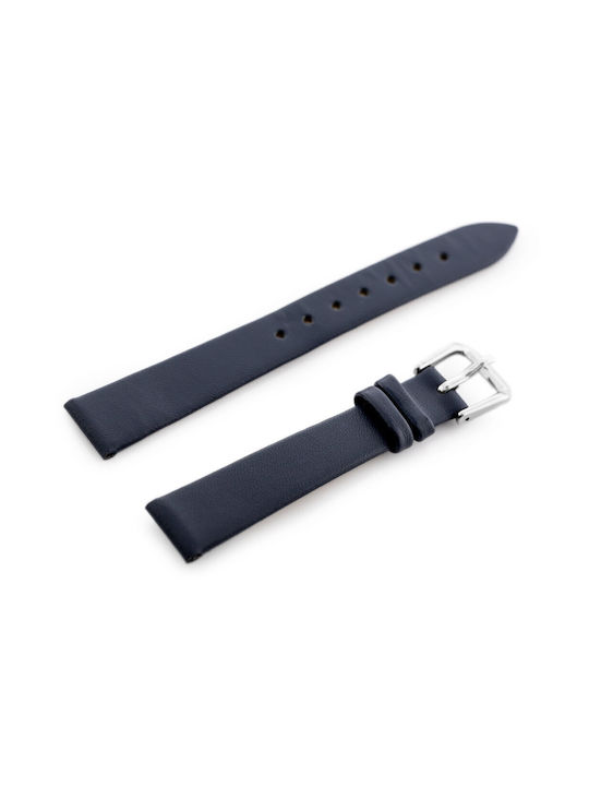 Pacific Leather Strap Navy Blue 16mm