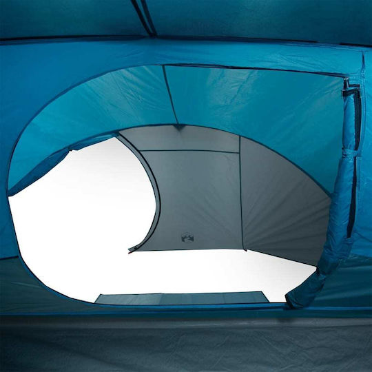 vidaXL Campingzelt Blau für 4 Personen 278x215x126cm