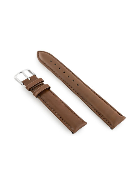 Pacific Leather Strap Brown 22mm