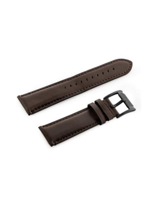 Pacific Leather Strap Brown 24mm