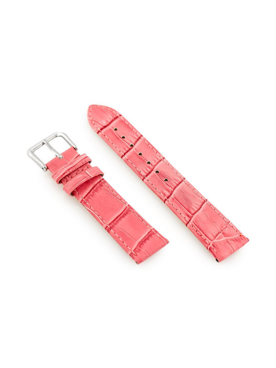 Pacific Leather Strap Pink 22mm