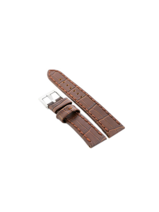 Pacific Leather Strap Brown 24mm