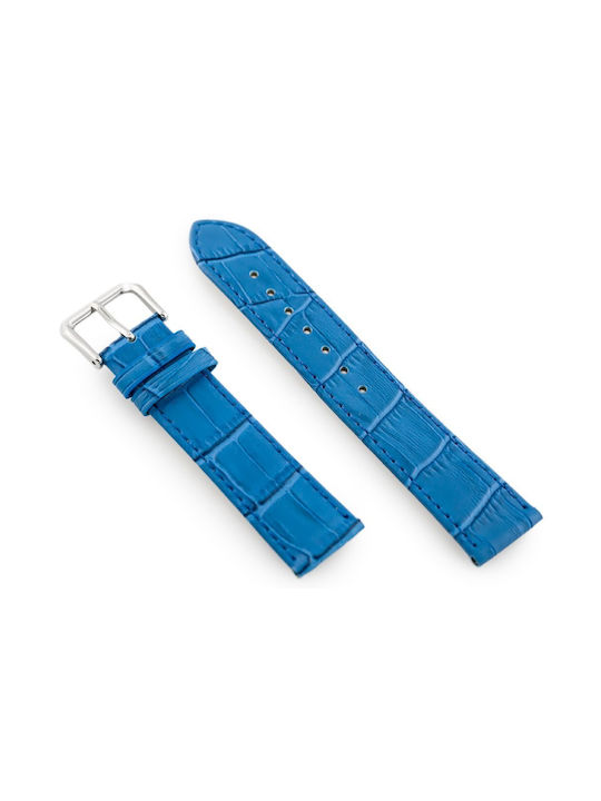 Pacific Leather Strap Blue 20mm