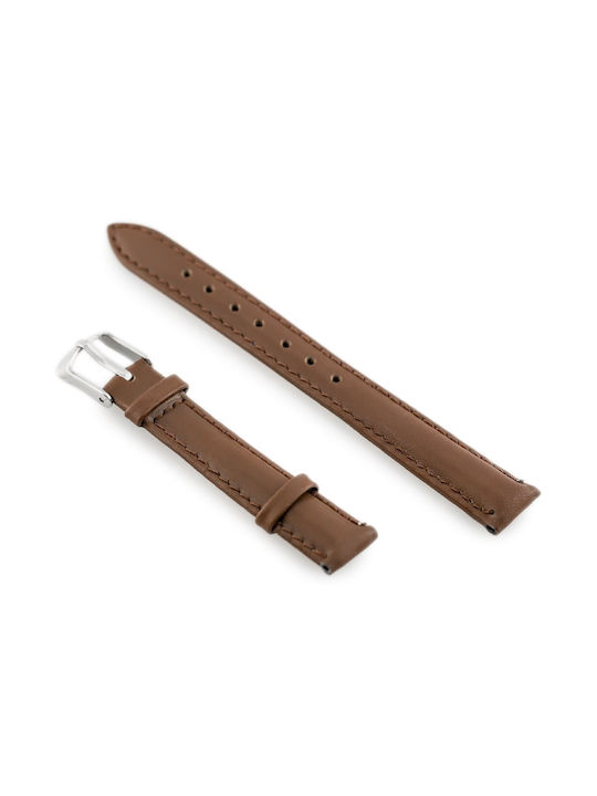 Pacific Leather Strap Brown 14mm