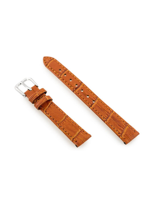 Pacific Leather Strap Brown 16mm