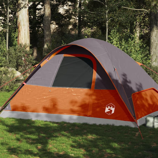 vidaXL Campingzelt Iglu Orange für 6 Personen 270x210x145cm