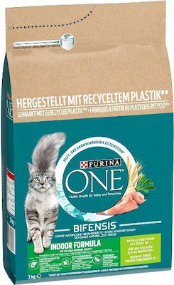 Purina Indoor Ξηρά Τροφή Γάτας με Γαλοπούλα 3kg