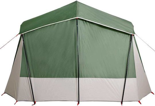 vidaXL Σκηνή Camping Πράσινη για 5 Άτομα 340x297x215εκ.